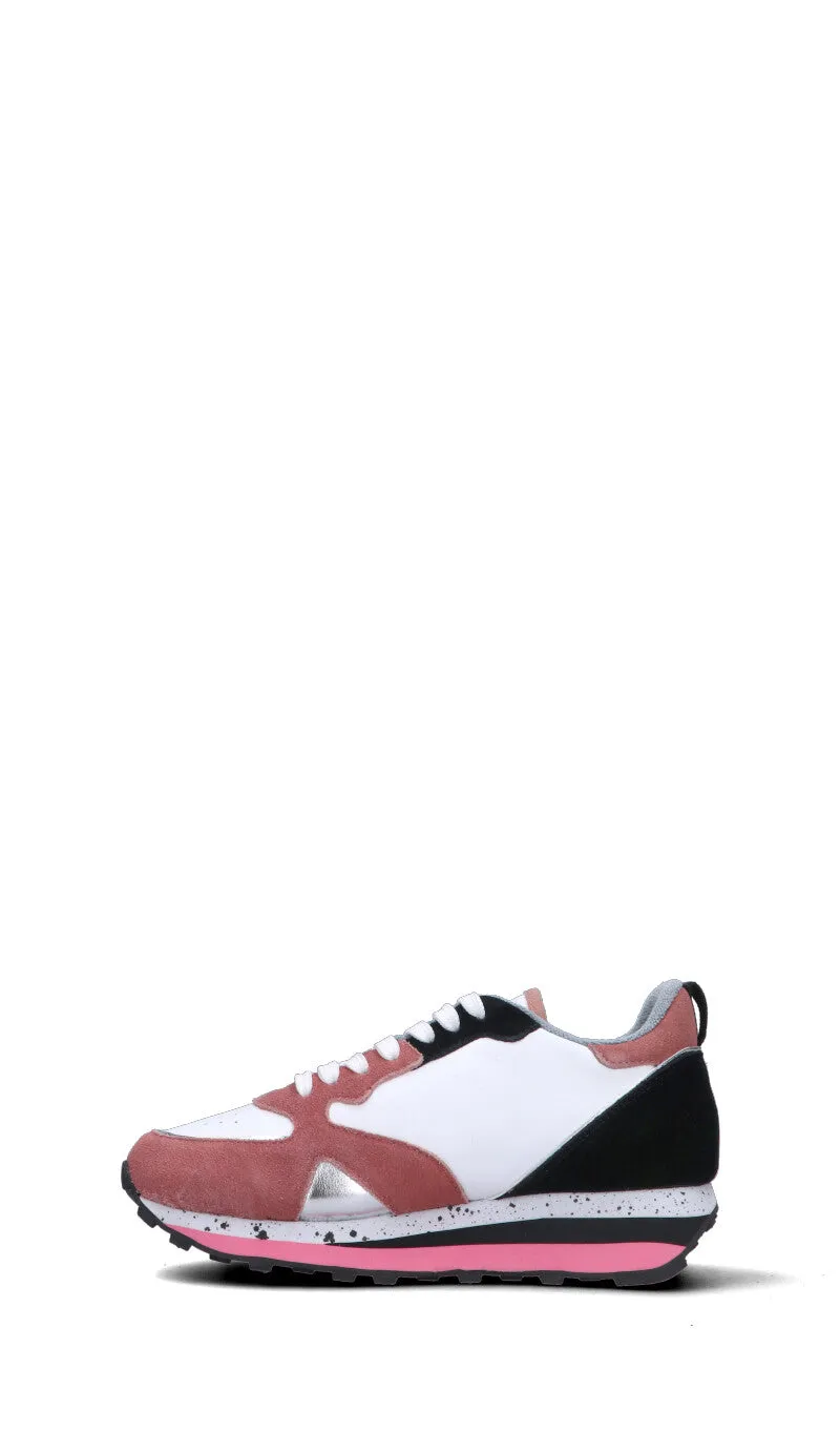 ALBERTO GUARDIANI Sneaker donna bianca/nude/nera in pelle