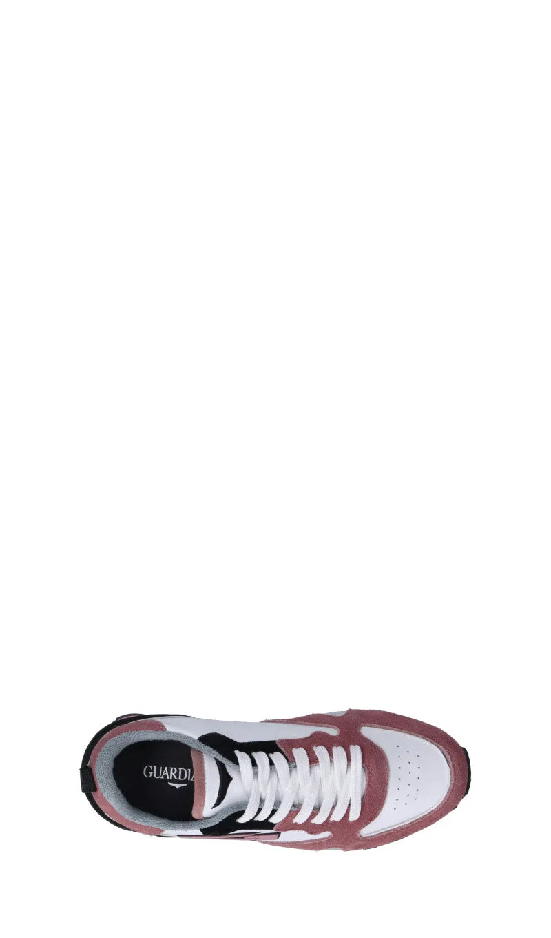 ALBERTO GUARDIANI Sneaker donna bianca/nude/nera in pelle