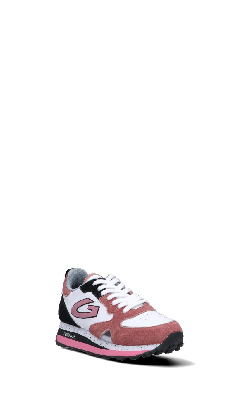 ALBERTO GUARDIANI Sneaker donna bianca/nude/nera in pelle