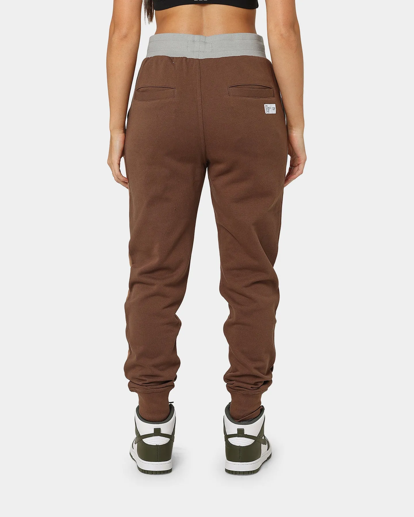 DOPE Panel Track Pants Brown/Grey