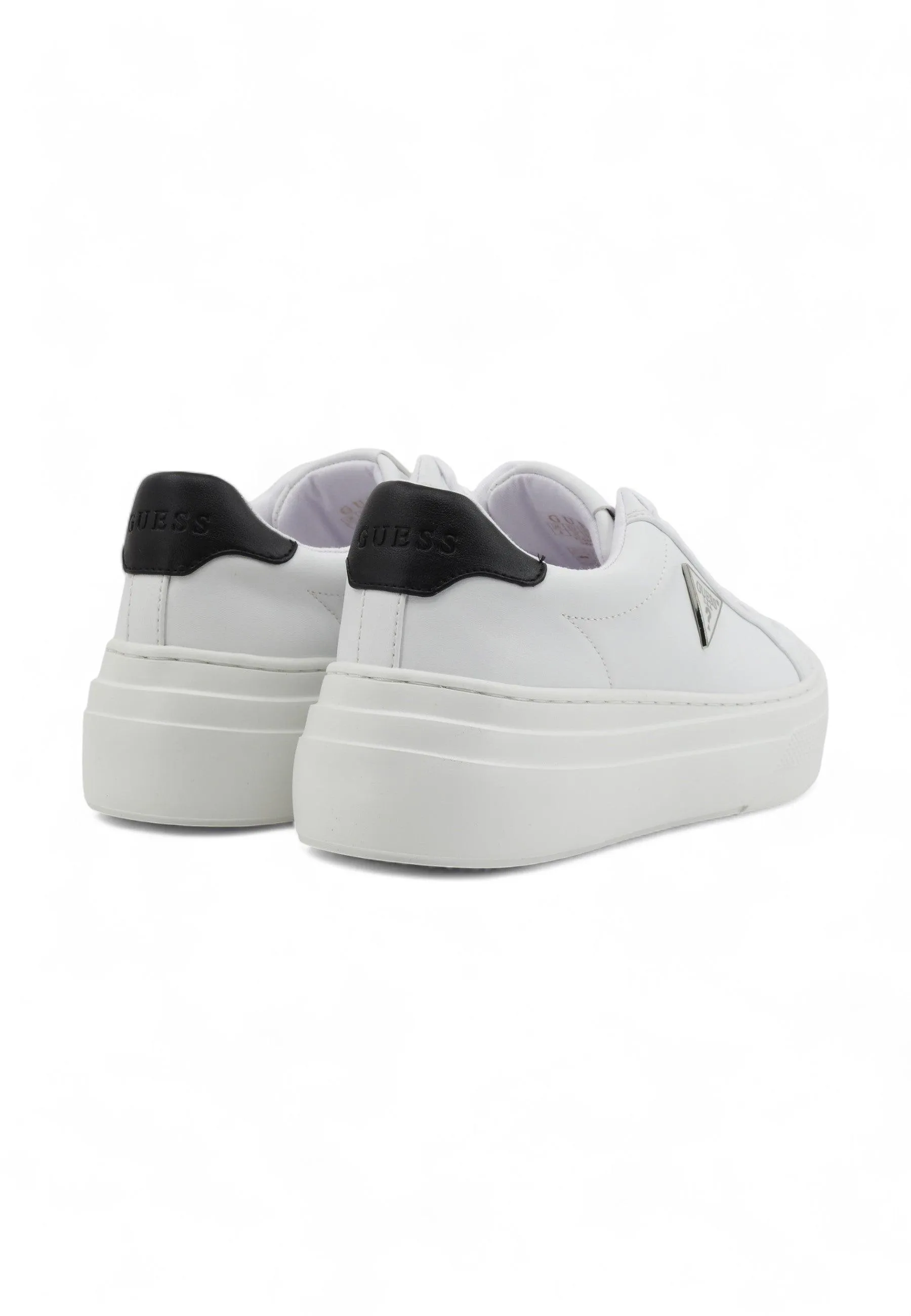 GUESS Sneaker Donna White Black FLGAMAELE12