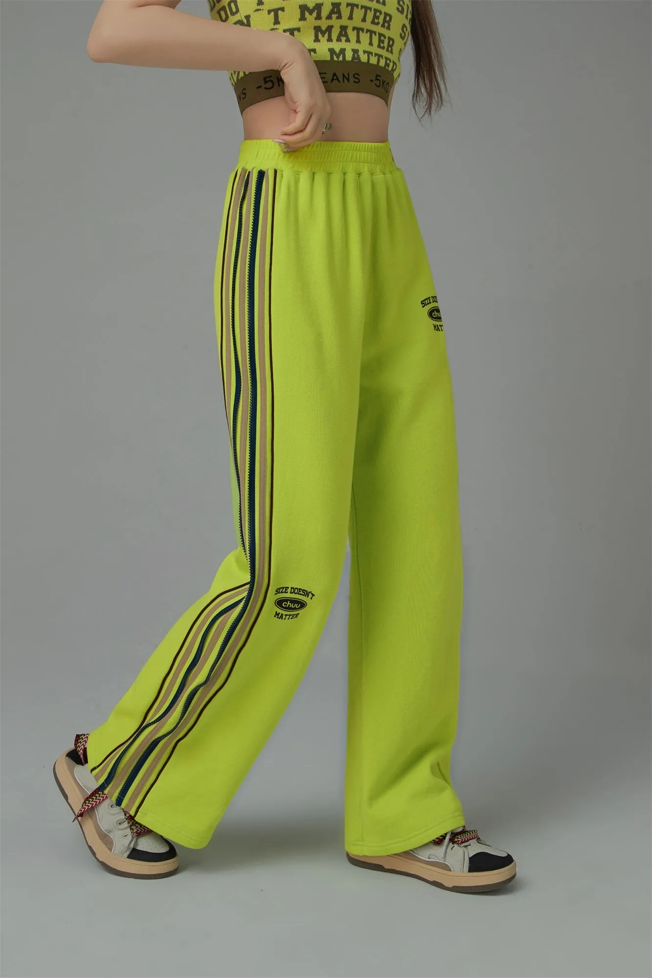 Size Doesnt Matter Line Track Pants